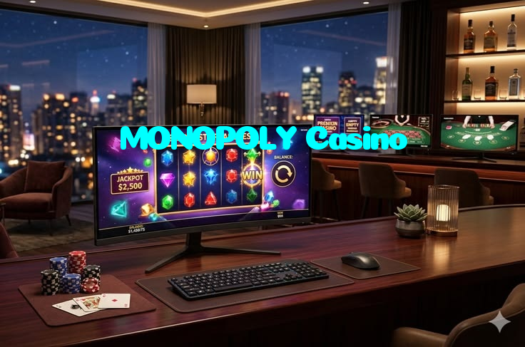 MONOPOLY Casino casino presented on mobile device in Pakistan with slots and live games