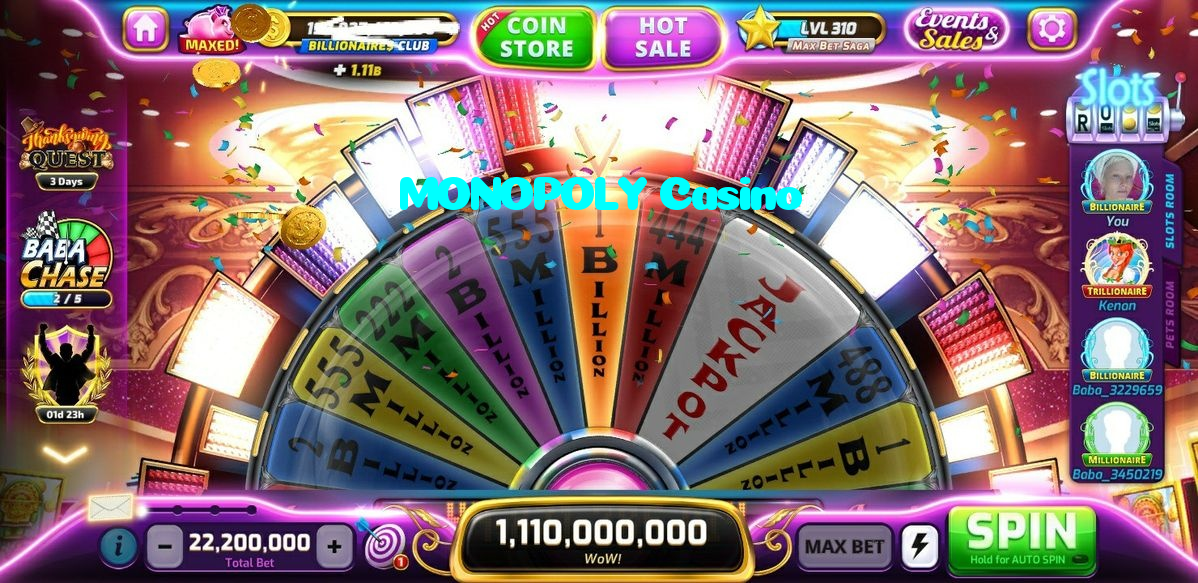 MONOPOLY Casino casino presented on mobile device in Pakistan with slots and live games